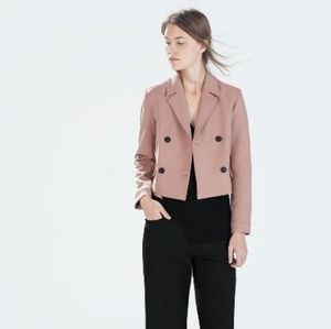 Zara Pink Blazer Jacket